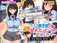 共学になった元男子校にチョロい性格の女の子がたった一人だけ入学したら・・・ The Motion Anime -前編-